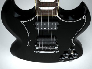 gibson sg standard 3D Модель