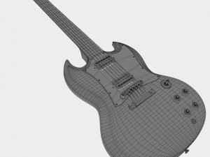 gibson sg standard 3D Модель