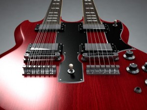 Gibson sg double neck 3Dモデル