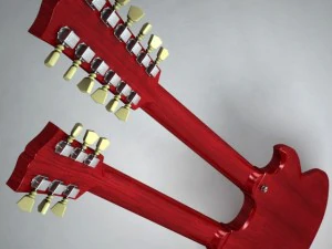 Gibson sg double neck 3D Model