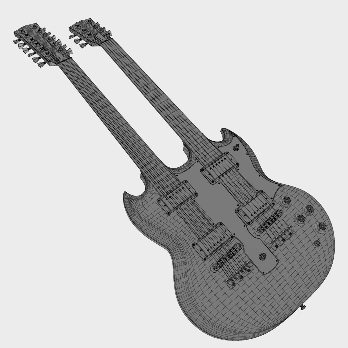 Gibson sg shop double neck guitar