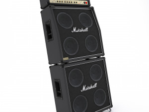 Guitar amplifier marshall jcm 900 3D Модель