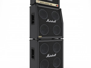 Guitar amplifier marshall jcm 900 3D Model
