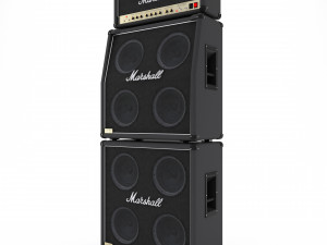 Guitar amplifier marshall jcm 900 3D Model