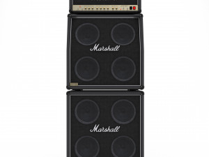 Guitar amplifier marshall jcm 900 3D Model