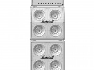 Guitar amplifier marshall jcm 900 3D Model