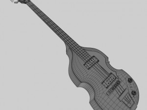 hofner violin bass guitar Modèle 3D