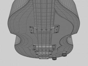 hofner violin bass guitar Modèle 3D