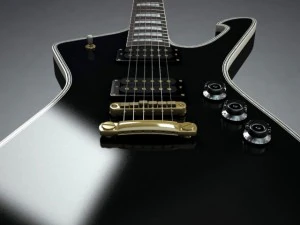 ibanez iceman paul stanley guitar 3D Model