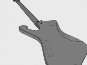 ibanez iceman paul stanley guitar 3D Модель