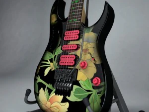 ibanez jem 77 fp guitar 3D Model