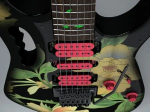ibanez jem 77 fp guitar 3D Model