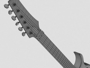 ibanez jem 77 fp guitar Modèle 3D