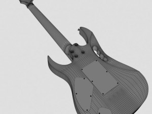 ibanez jem 77 fp guitar Modèle 3D