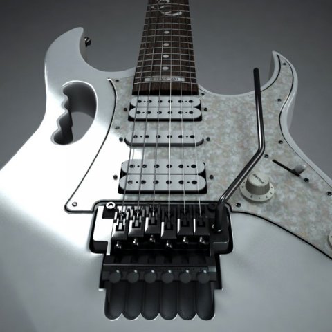 ibanez jem 555 3D Model in Guitar 3DExport