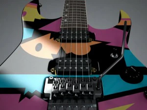 ibanez john petrucci guitar 3D Model