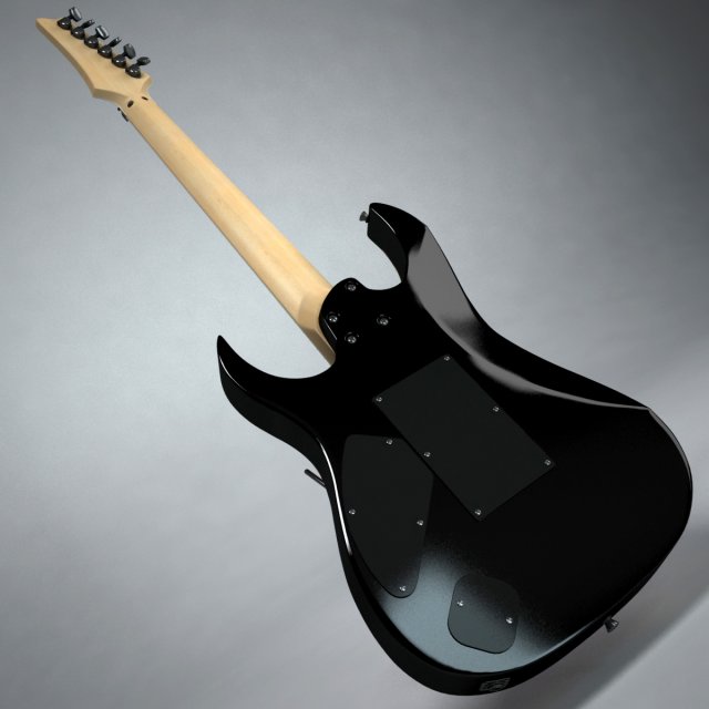 ibanez john petrucci guitar 3D Model in Guitar 3DExport