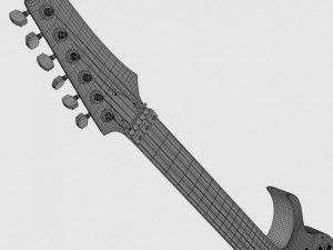 ibanez john petrucci guitar Modèle 3D