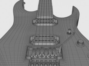 ibanez john petrucci guitar Modèle 3D