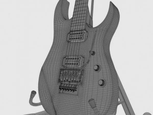 ibanez john petrucci guitar 3D Model