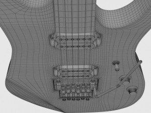 ibanez john petrucci guitar Modèle 3D