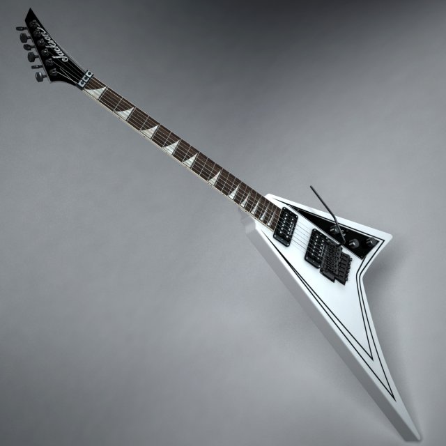 jackson randy rhoads Modèle 3D .c4d .max .obj .3ds .fbx .stl .blend 
