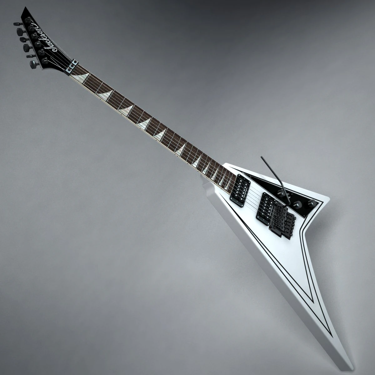 jackson randy rhoads 3D Model .c4d .max .obj .3ds .fbx .stl .blend 