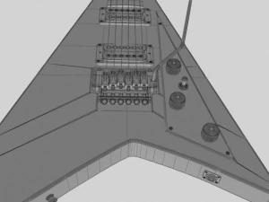 jackson randy rhoads 3D Model