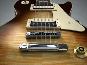gibson les paul standard Modello 3D