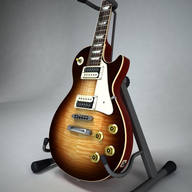 Fichier STL Gibson Les Paul Standard Guitare électrique 🎨・Modèle pour  impression 3D à télécharger・Cults