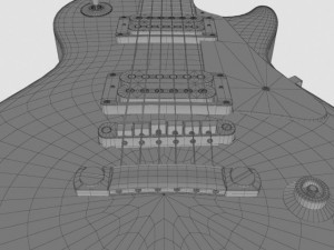 gibson les paul standard Modello 3D