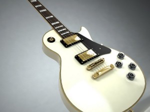 gibson les paul custom Modelo 3D