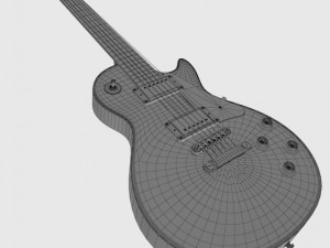 gibson les paul custom Modèle 3D