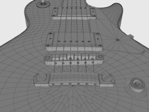 gibson les paul custom 3D Model