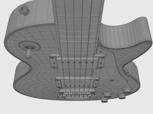 gibson les paul custom 3D Model