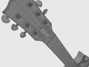 gibson les paul custom 3D Model