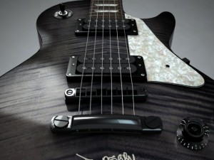 gibson les paul joe perry black 3D Model