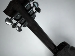 gibson les paul joe perry preto Modelo 3D