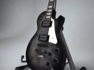 gibson les paul joe perry black 3D Model