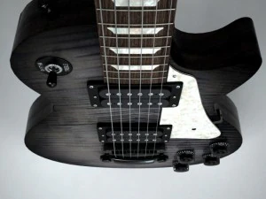 gibson les paul joe perry preto Modelo 3D