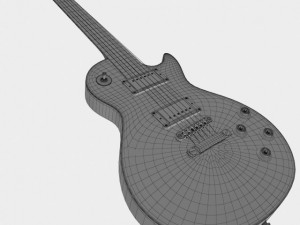 gibson les paul joe perry Modelo 3D