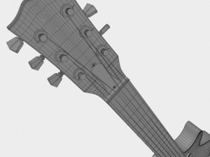 gibson les paul joe perry Modelo 3D