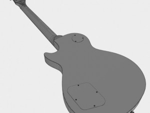 gibson les paul joe perry Modelo 3D