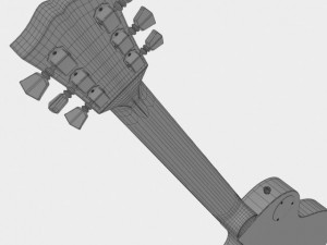 gibson les paul joe perry Modelo 3D