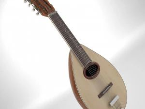 マンドリン 3Dモデル