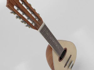 マンドリン 3Dモデル