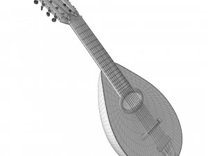 マンドリン 3Dモデル