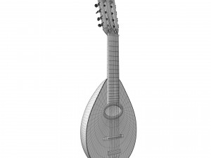 mandolin 3D 모델