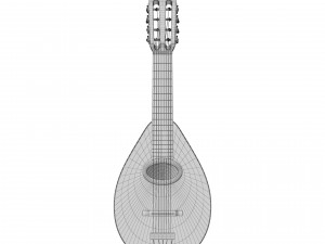 mandolin 3D 모델
