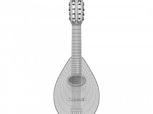 マンドリン 3Dモデル